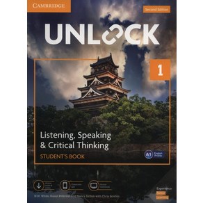 Unlock Level 1 Listening Speaking & Citical Thinking Student's Book Mob App and Online Wokb..., Cambidge Univesity Pess, Unlock Level 1 Listening, Sp.., Susan Peteson(저),Cambidge ..