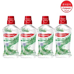 콜게이트 마우스워시 후레쉬 티, 4개, 750ml