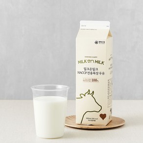 [밀크온밀크] HACCP 해썹 전용목장 우유 900mL, 4개, 900mg