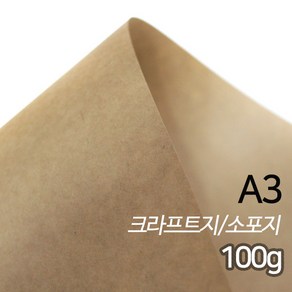 SW 크라프트지 소포지 인쇄용지 100g A3 100매