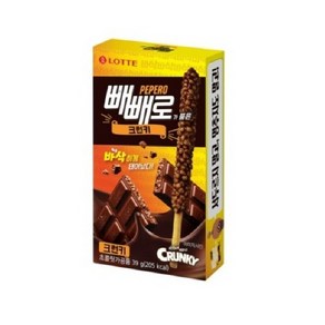 빼빼로 크런키, 39g, 8개