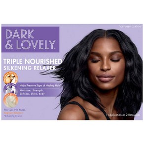 Silkening Relaxe Regula SoftSheen Cason Dak and Lovely Tiple Nouished Silkening, 1개, Puple