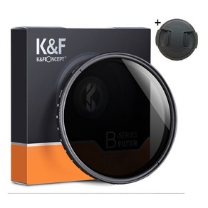 K&F Concept 72mm 가변 ND2-400 필터 (캡포함) - Japan AGC Glass Fader ND2-ND400 Filter (cap included)