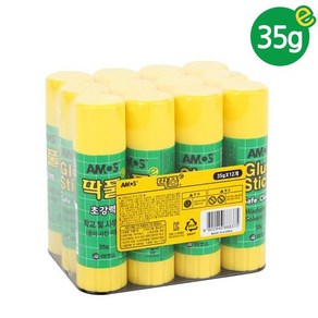 [아모스] 딱풀e 35g (12개 1세트), 1세트
