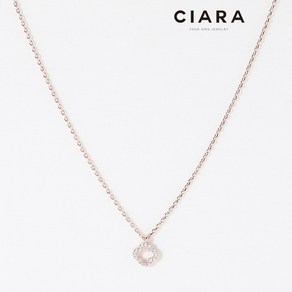 CIARA 14K Maclodio 풀샤이닝 클로버링 목걸이(GoldPlated)