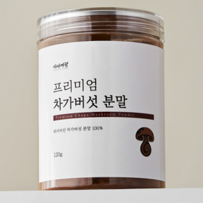 러시아 차가버섯 분말 100%, 120g, 1개