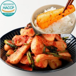 [HACCP] 전라도 매운실비 총각김치 맵지만 맛있는 불총각김치, 1박스, 2kg