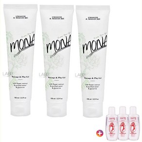 [러브마카] Mona Gel 모나젤 100ml 끈적임없는 부드러운 마사지젤 + 꼬마젤 20ml