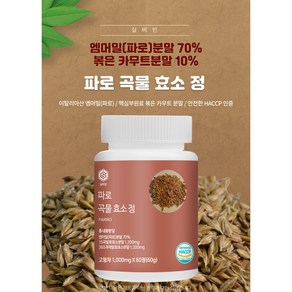 실버빈 파로 곡물 효소 정, 2개, 60정