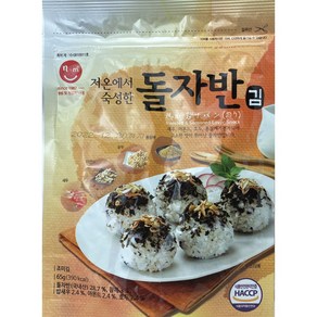 반찬용 저온에서 숙성한 돌자반 김 65g, 1개