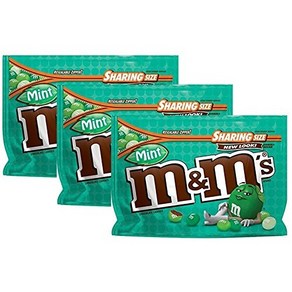 M&M'S 엠앤엠 민트 다크 초콜렛 쉐어사이즈 272g(9.6oz) x6 Mint Dak Chocolate Candy Shaing Size, 6개, 272g