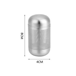 인퓨저 찻잎 스테인레스 필터 채반 메쉬 커피 티팟 볼 조미료 차 스틸 향신료 찻그릇 미세, 1pc L