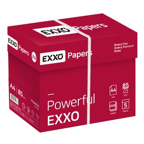 엑소(EXXO) A4 복사용지(A4용지) 85g 2500매 1BOX, 상세 설명 참조, 상세 설명 참조