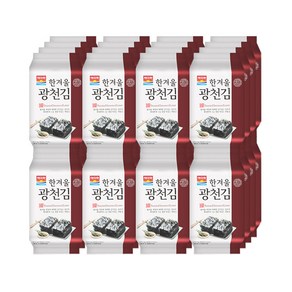 해의락 한겨울 광천김 4g 32봉 조미김 도시락김, 64g, 2개