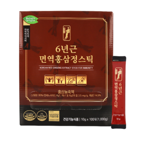 네이처오리진 6년근면역홍삼정스틱 100포, 10g, 110개