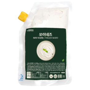 두유로만든 비건 마요네즈 쏘이네즈 500g 무오신채 비건푸드 착한칼로리, 1개