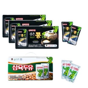 삼육두유 검은콩과 칼슘 80팩세트(검은콩과 칼슘 60팩+삼육두유 20팩), 190ml, 1세트