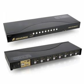 넥스트 8포트 USB2.0 HDMI KVm 스위치