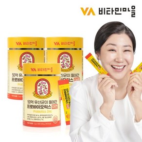 비타민마을 50억 유산균이 들어간 프로바이오틱스 아연 30포, 3개, 60g