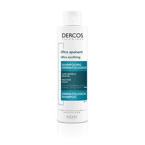 VICHY 프랑스 정품 비쉬 델코스 울트라 수딩 더마톨로지컬 샴푸 200ml (중성/지성), 1개