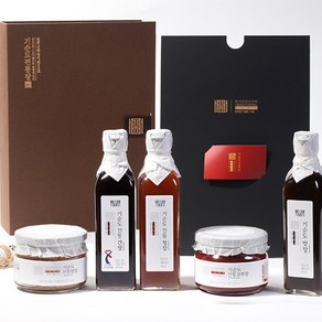 [식품명인 35호] 기순도전통장 명인의장 세트 3호(된장320g + 고추장320g + 간장300ml + 청장300ml + 맛장300ml), 1개