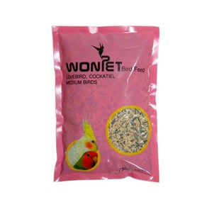 wonpet 원펫 앵무새모이 730g 새사료 애완조 앵무사료 새모이