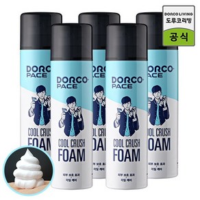 도루코 페이스 대용량 쿨크러쉬 쉐이빙폼 250ml 5개