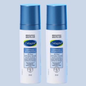 세타필 Cetaphil 세럼 옵티멀 수분 보습 광채 페이셜세럼, 30ml, 2개