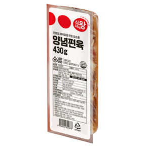 식자재왕 양념편육 430g, 단일속성, 3개