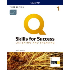 Q Skills fo Success: Listening and Speaking 1 Student Book (with Online Pactice), Oxfod, Q Skills fo Success: Listen.., Jaimie Scanlon(저)