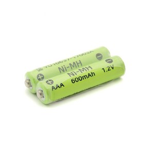 니켈 수소 충전지 Ni-MH AAA x 2알 600mAh 1.2V 태양광 정원등 장난감 리모컨 시계 후레쉬 등 다양한 곳