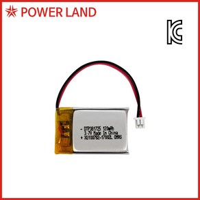 DTP 381725 3.7V 120mAh 리튬폴리머/배터리/충전지, 1개, 1개입