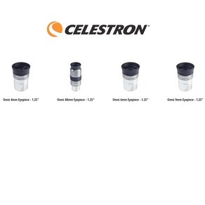 [셀레스트론 정품]CELESTRON OMNI 4mm 6mm 9mm 12mm 접안렌즈 아이피스 고배율, 1개