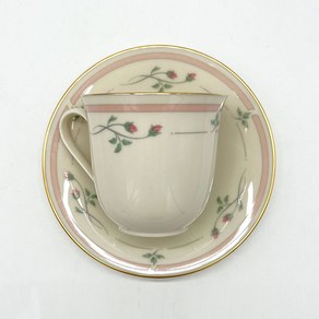 레녹스 로즈 매너 컵앤소서 / Lenox Rose Mano Cup&Sauce / 레녹스빈티지 앤틱찻잔 빈티지테이블웨어 미국빈티지, 1개