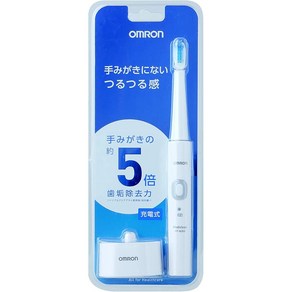 OMRON 오므론 전동칫솔 HT-B303-W 화이트 충전식, 1개, 상품명참조