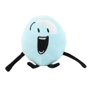 배틀 드림 아일랜드 봉제 인형 BFDI 만화 잎 불 꽃 물 숫자 크리스마스 선물, Bubble, 1개