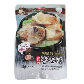 차오름푸드 건하찌 한우도가니탕1kg 1개 진한국물