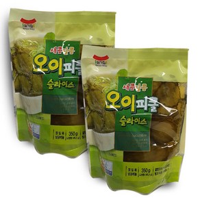 일가집 오이피클 슬라이스 350g, 2개