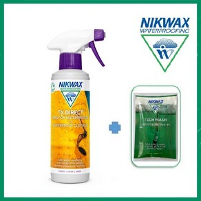 닉왁스(수입직영) 고어텍스 방수의류 발수제 스프레이온(300ml) / 테크워시 파우치(100ml) 증정, 1개, 300ml