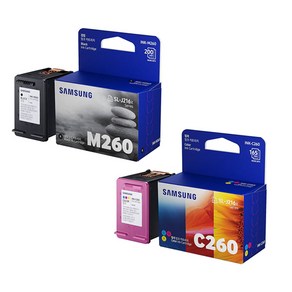 삼성전자 삼성 정품잉크 INK-M260검정 C260컬러 2색세트, 정품_M260,C260 2색세트, 1개