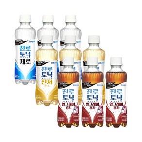 너만아는과자점 하이트진로 토닉워터 300ml 제로 3개+진저에일 3개+얼그레이홍차3개