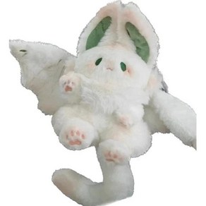 플라잉 스카이 큰 박쥐 토끼 봉제 인형 귀여운 동물 마법 성령 화이트, 1개, 1. White Batabbit
