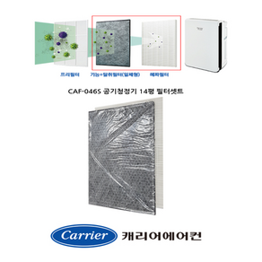 [정품]캐리어공기청정기필터 CAP-D046WSA RCAP-D046GSA 헤파탈취셋트 14평