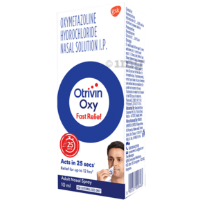 Otivin Oxy Fast Relief Adult Nasal Spay 10 ML, 3세트, 10ml