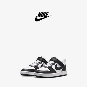 나이키 키즈 코트 보로우 로우 리크래프트 PS DV5457-131 블랙 화이트 범고래 남아 여아 스니커즈 nike 데일리 편안한 찍찍이 운동화