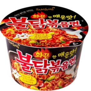 불닭볶음면 큰컵 105g, 6개