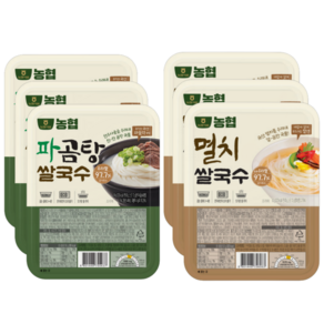 농협 밀가루0% 진짜 쌀국수(파곰탕3+멸치3), 92g, 1세트