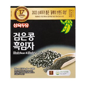 삼육두유 검은콩흑임자 190ml x 96팩, 96개