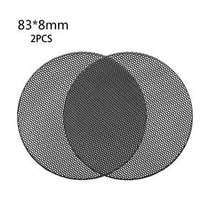 스피커 금속 메쉬 그릴 커버 오디오 장식 원 방지 방지 방지 스피커 오디오 홈 오피스를위한 방진 방지 방지, B, [03] B
