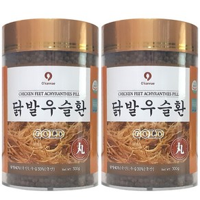 닭발우슬환 GOLD 300g 2개 (1세트) 닭발 40% 우슬 30% 오가피나무줄기 20% 참당귀뿌리 10%, 600g, 1세트